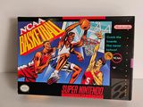 an old video game box with a basketball game on it