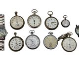 many different types of watches and watches on display