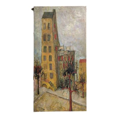 Joël DABIN (1933-2003) Paris, quartier de la Chapelle, 1955.…