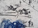 a drawing of a group of people on a beach