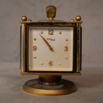 IMHOF - suisse - pendulette de table à quatre faces pivotant…