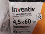 a package of screws and screws in a package