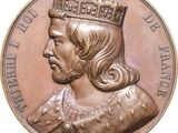 une image montrant un gros plan d'une médaille sur fond blanc