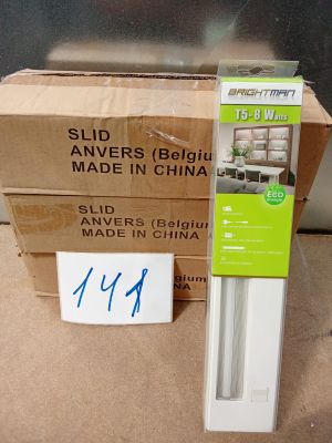 Lot de 12 réglettes à tube fluo compact Brightman T5 – 8 W, …