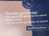 a bag with a label on it that says double garnissage