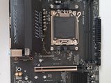 a motherboard with a cpu on top of it