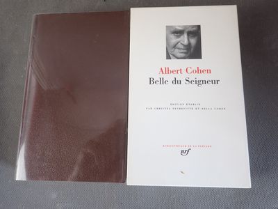 le livre est posé sur une table ; il a une couverture marron