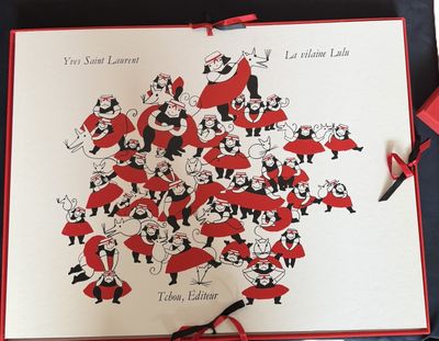 a picture of a book with a bunch of cartoon characters on it