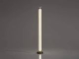 a white light that is sitting on top of a table