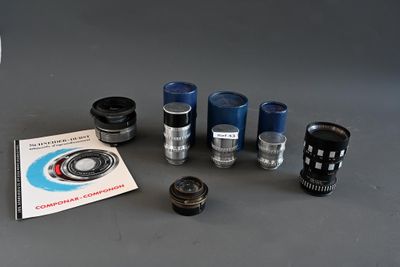 Lot de 6 objectifs dont 3 Som Berthiot dans leur boite ((Cin… - Photo 1