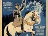 an old movie poster of a man riding a horse on the cover of a magazine