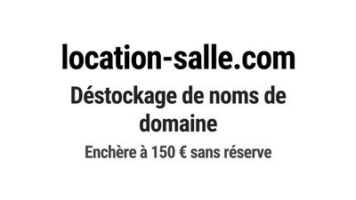 Nom de domaine location-salle.com.
