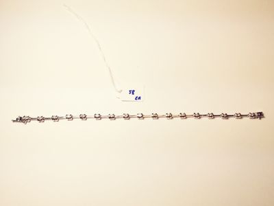 a kite that is flying in the sky with a string attached to it