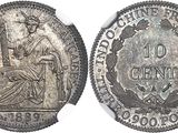 a close up of a silver coin with a woman on it