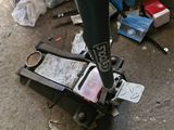 a baseball bat that is sitting on the ground