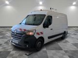 a white van that is parked in a room