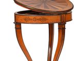 an image of a small table with a drawer on it