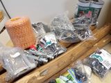a lot of items that are sitting on the floor
