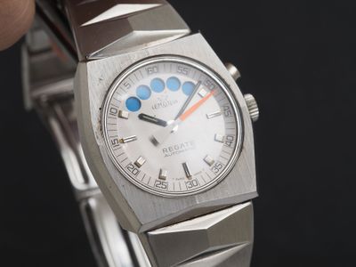 AQUASTAR Regate réf. 9854 Montre bracelet en acier. Boitier … - Photo 1