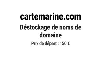 Nom de domaine cartemarine.com.