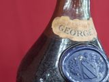 a bottle of liquor that is sitting on a table