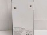 the back of a white box with a black and white label on it