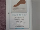 microdrye ultimate luxury memory foam bath towel