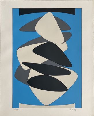 Victor Vasarely - Untitled, 1984