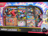 une photo d'une boîte de jouets Pokémon Mega Luca