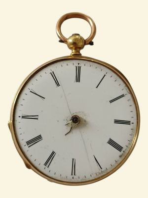 un gros plan d'une horloge comportant des chiffres romains