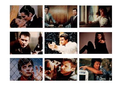 many pictures of a man and a woman in a collage of pictures