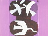 a picture of a painting with birds on it