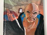 the cover of a comic book with an image of a man with a bald head
