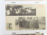 a book with a bunch of old photos on it