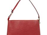 louis vuitton red epi leather shoulder bag