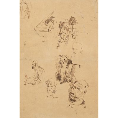 Attribue A Jean Louis Forain (1852-1931)