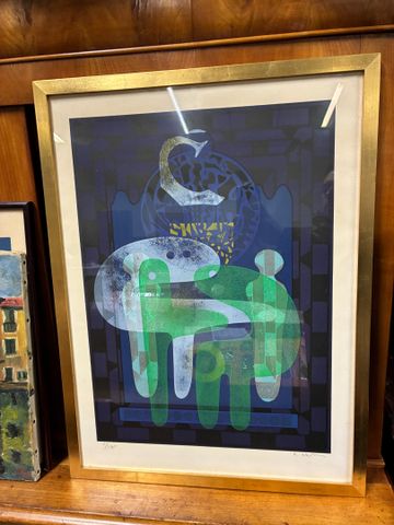 Ervin NEUHAUS (1928-2012) Lithographie. Signée en bas à droite Nu...