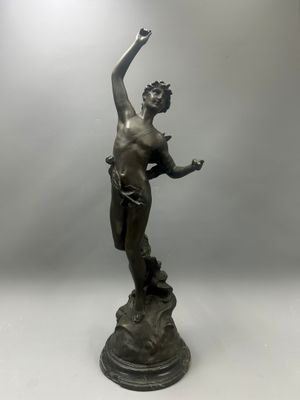 Edouard DROUOT (1859-1945). Nymphe.