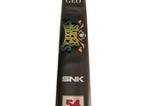 a black tube with a sticker on it that says neo geo