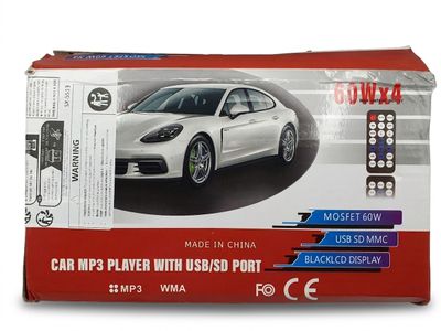SX-5513 - Cet autoradio de 60 watts par 4 canaux lit les fic…
