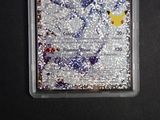 a pokemon trading card in a plastic case