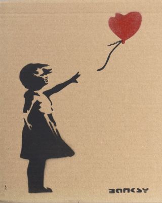 BANKSY (Né en 1974) (D'après) "Girl with balloon (There is a… - Photo 1