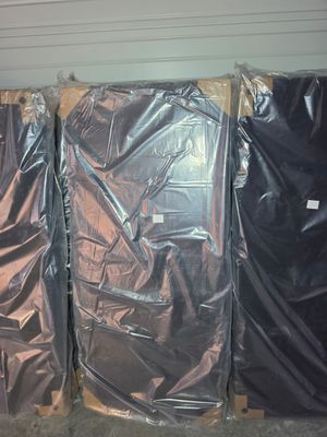 several pieces of aluminum foil are wrapped in plastic to protect them from the sun
