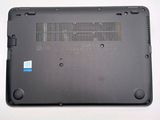 the back of a laptop with the bottom panel removed