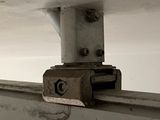 a close up of a metal object on a pole