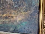 a picture of a painting of a man riding a horse