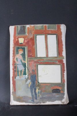 Maurice DELAVIER (1902-1986) Sailor Hope - Quartier Rouge - …
