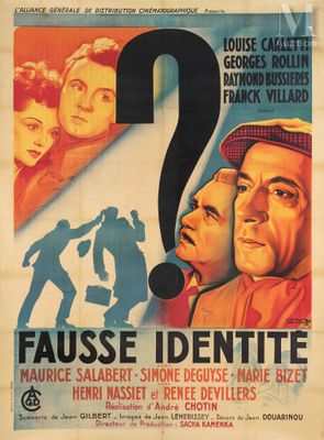a poster for the movie fausse dentite