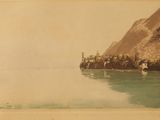 une image d'un tableau représentant un bateau sur l'eau