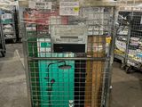 a cart that has a lot of items on top of it